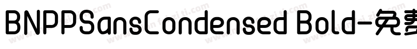 BNPPSansCondensed Bold字体转换